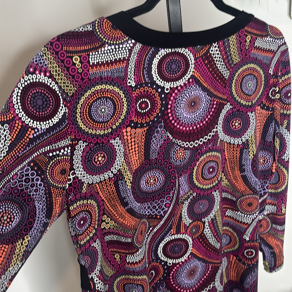Christopher & Banks - Women's Multicolor Patterned Square Neck Top - Medium - Picture 8 of 11